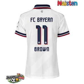 Bayern Munich Nathaniel Brown #11 Vieraspaita Naisten 2026-27 Lyhythihainen